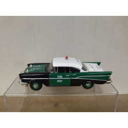 CHEVROLET BEL AIR 1957 POLICE NEW YORK 1:43 CORGI 51303 NO BOX