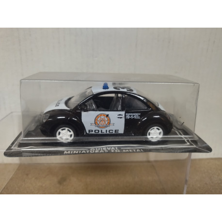 VOLKSWAGEN NEW BEETLE POLICE 911 SHERIFF 1:43 GUISVAL