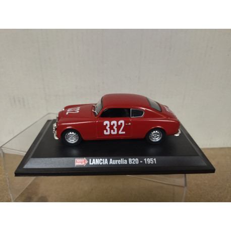 LANCIA AURELIA 1951 B20 n332 MILLE MIGLIA 1:43 STARLINE HACHETTE HARD BOX