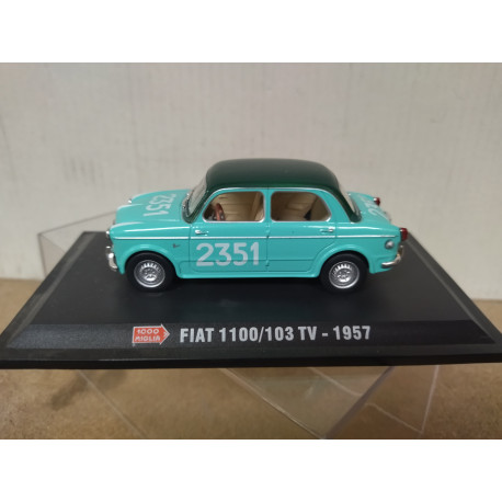 FIAT 1100/103 TV 1957 n2351 MILLE MIGLIA 1:43 STARLINE HACHETTE HARD BOX