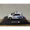 PEUGEOT 206 2002 POLITIE POLICE BELGIUM 1:43 FABBRI URNA NO ORIGINAL