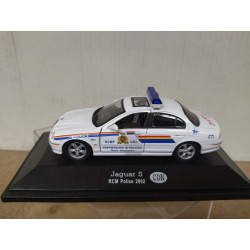 JAGUAR S-TYPE 2002 POLICE CANADA 1:43 FABBRI URNA NO ORIGINAL
