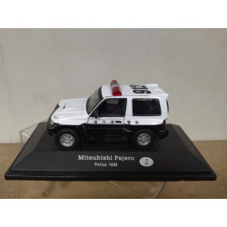 MITSUBISHI PAJERO 1998 V20 POLICE JAPAN 1:43 FABBRI URNA NO ORIGINAL