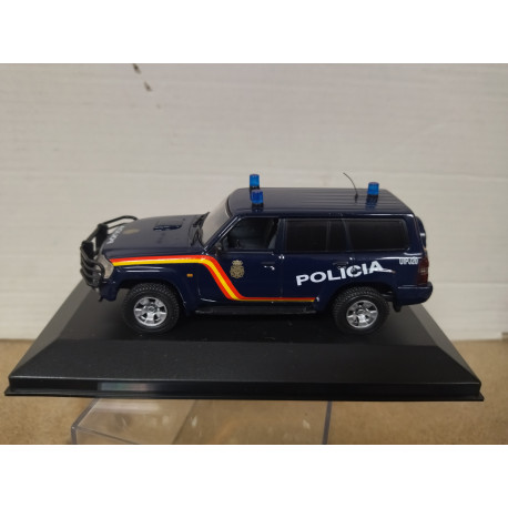 NISSAN PATROL GR 2005 UIP DGP POLICIA NACIONAL 1:43 ALTAYA IXO BOX NO ORIGINAL