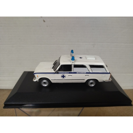 FIAT 125 FAMILIAR (POLSKI 125P) AMBULANCIA 1:43 DeAGOSTINI IXO BOX NO ORIGINAL