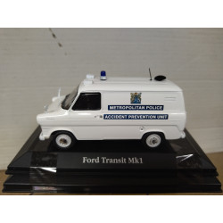 FORD TRANSIT MK.I POLICE METROPOLITAN UK 1:43 ATLAS VANGUARDS BOX NO ORIGINAL