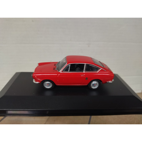FIAT ABARTH OTS 1000 1965 RED 1:43 METRO HACHETTE BOX NO ORIGINAL