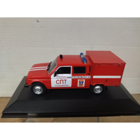 LADA NIVA/VAZ-2121/VIS 294611 FIRE 1:43 DeAGOSTINI IXO BOX NO ORIGINAL