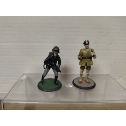 GER 135 OBERPIONIER 1942 + LEUT. NORDAFRIKA 1941 WW 2 1:32 ATLAS FIGURES PLOMO
