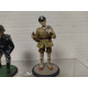 GER 135 OBERPIONIER 1942 + LEUT. NORDAFRIKA 1941 WW 2 1:32 ATLAS FIGURES PLOMO