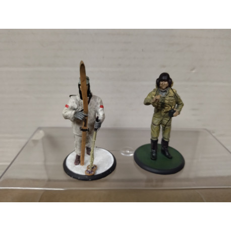 GER 117 JAGER GEB + OFFIZIER STUKA WW 2 1:32 ATLAS FIGURES PLOMO