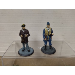 GER 103 KAPITANLT U-BOOT + MAJOR JGR CHARKOW WW 2 1:32 ATLAS FIGURES PLOMO