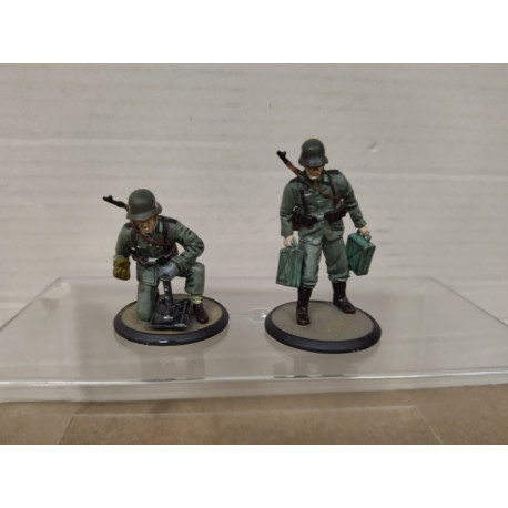 GER 147 OBERSCHUTZE + SCHUTZE POLEN 1939 WW 2 1:32 ATLAS FIGURES PLOMO