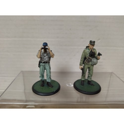 GER 141 OBERFELDWEBEL + UNTERWACHTMEISTER WW 2 1:32 ATLAS FIGURES PLOMO