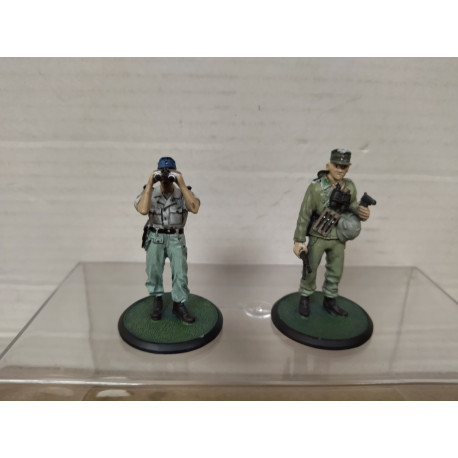 GER 141 OBERFELDWEBEL + UNTERWACHTMEISTER WW 2 1:32 ATLAS FIGURES PLOMO