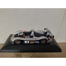 AUDI R8R 1999 24 H LE MANS PIRRO-BIELA-THEYS 1:43 ALTAYA IXO BOX NO ORIGINAL
