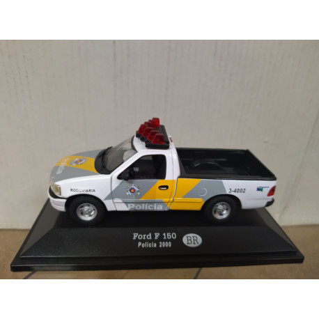 FORD F-150 2000 POLICIA BRASIL 1:43 DeAGOSTINI DEFECT/NO RETRO BOX NO ORIGINAL