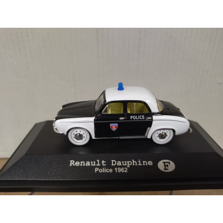 RENAULT DAUPHINE 1962 POLICE 1:43 DeAGOSTINI RETRO BOX NO ORIGINAL
