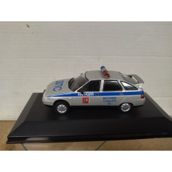 LADA 112/VAZ-2112 POLICE MOSCU 1:43 DeAGOSTINI IXO BOX NO ORIGINAL