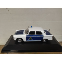 PEUGEOT 404 1965 POLICE BSA SOUTH AFRICA 1:43 DeAGOSTINI IXO BOX NO ORIGINAL