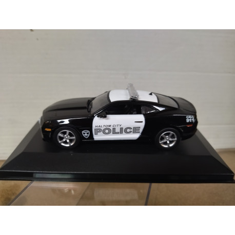 CHEVROLET CAMARO SS POLICE HALTOM CITY 1:43 ALTAYA IXO BOX NO ORIGINAL