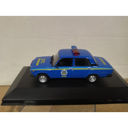 LADA 2107 RIVA/VAZ-2107 POLICE RUSSIA 1:43 ALTAYA IXO BOX NO ORIGINAL