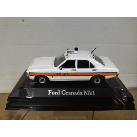 FORD GRANADA MK.I POLICE AVON AND SOMERSET 1:43 ATLAS VANGUARDS BOX NO ORIGINAL