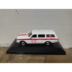 GAZ 24-03 1974 AMBULANCE 1:43 DeAGOSTINI IXO BOX NO ORIGINAL