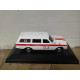 GAZ 24-03 1974 AMBULANCE 1:43 DeAGOSTINI IXO BOX NO ORIGINAL