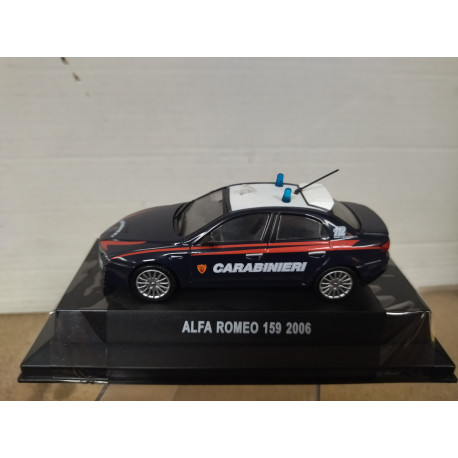 ALFA ROMEO 159 2006 CARABINIERI 112 1:43 DeAGOSTINI BOX NO ORIGINAL