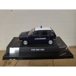FIAT UNO 1985 CARABINIERI 1:43 DeAGOSTINI BOX NO ORIGINAL