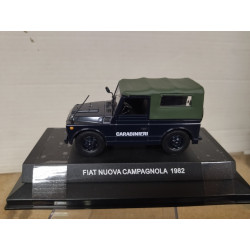 FIAT NUOVA CAMPAGNOLA 1982 CARABINIERI 1:43 DeAGOSTINI BOX NO ORIGINAL
