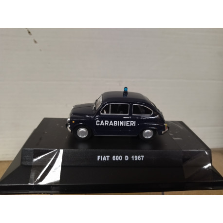 FIAT NU600 D 1967 CARABINIERI 1:43 DeAGOSTINI BOX NO ORIGINAL