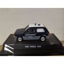FIAT PANDA 1980 CINOFILI CARABINIERI 1:43 DeAGOSTINI BOX NO ORIGINAL