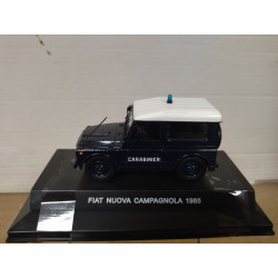 FIAT NUOVA CAMPAGNOLA 1985 CARABINIERI  1:43 DeAGOSTINI BOX NO ORIGINAL