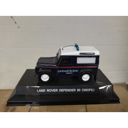 LAND ROVER DEFENDER 90 CINOFILI CARABINIERI 1:43 DeAGOSTINI BOX NO ORIGINAL