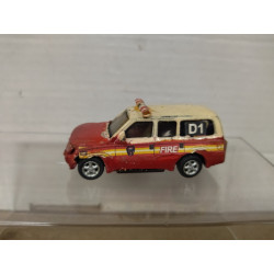 MITSUBISHI PAJERO D-1 FIRE BOMBEROS REPINTADO/DESGUACE 1:72 JOY CITY NO BOX