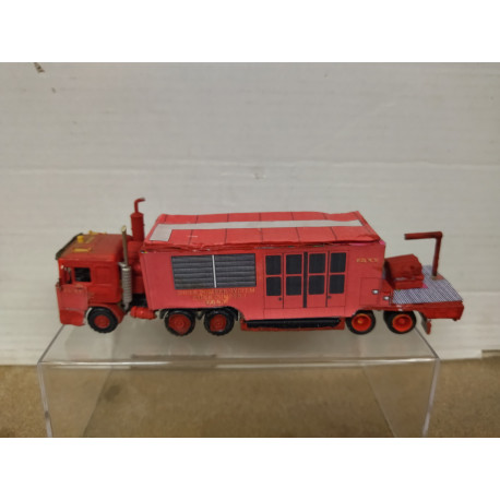US AMERICAN FIRE FD NY TRAILER REPINTADO/DESGUACE 1:87 H0 CITY NO BOX