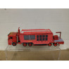 US AMERICAN FIRE FD NY TRAILER REPINTADO/DESGUACE 1:87 H0 CITY NO BOX