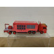 US AMERICAN FIRE FD NY TRAILER REPINTADO/DESGUACE 1:87 H0 CITY NO BOX