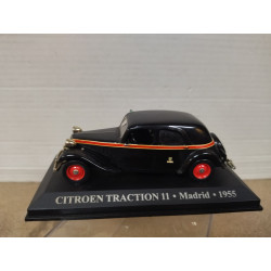 CITROEN TRACCION 11 1955 TAXI MADRID 1:43 ALTAYA IXO SUCIO/URNA RAJADA