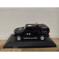 HUMMER H3 SUV POLICE CHINA 1:43 YQGOO BOX NO ORIGINAL