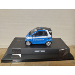 SMART 2003 POLIZIA 1:43 DeAGOSTINI BOX NO ORIGINAL