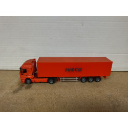IVECO EUROSTAR TRUCK + TRAILER 1:87 H0 ITALERI NO BOX/SUCIO