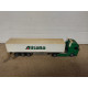 VOLVO XL70 ALITALIA TRUCK + TRAILER 1:87 H0 ITALERI NO BOX/SUCIO