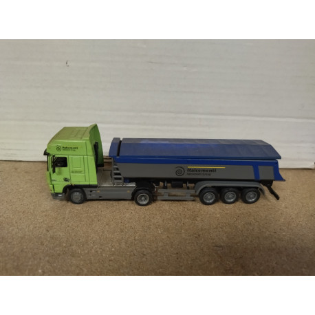 DAF XF 95 ITALCEMENTI TRUCK + TRAILER 1:87 H0 ITALERI NO BOX/SUCIO