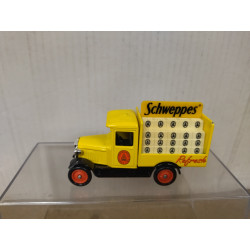 CHEVROLET VAN DRINKS SCHEWEPPES apx 1:64/7-8cm L CORGI ALTAYA NO BOX