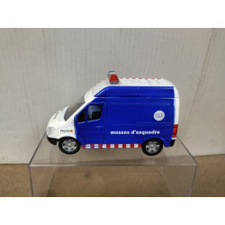 FURGONETA/VAN MOSSOS D´ESQUADRA PLASTIC TOY apx 1:43 NO BOX