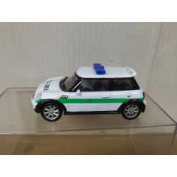 MINI COOPER S POLIZEI 1:43 WELLY NO BOX