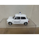 MINI COOPER 1300 WHITE POLICE 1:36 WELLY NO BOX